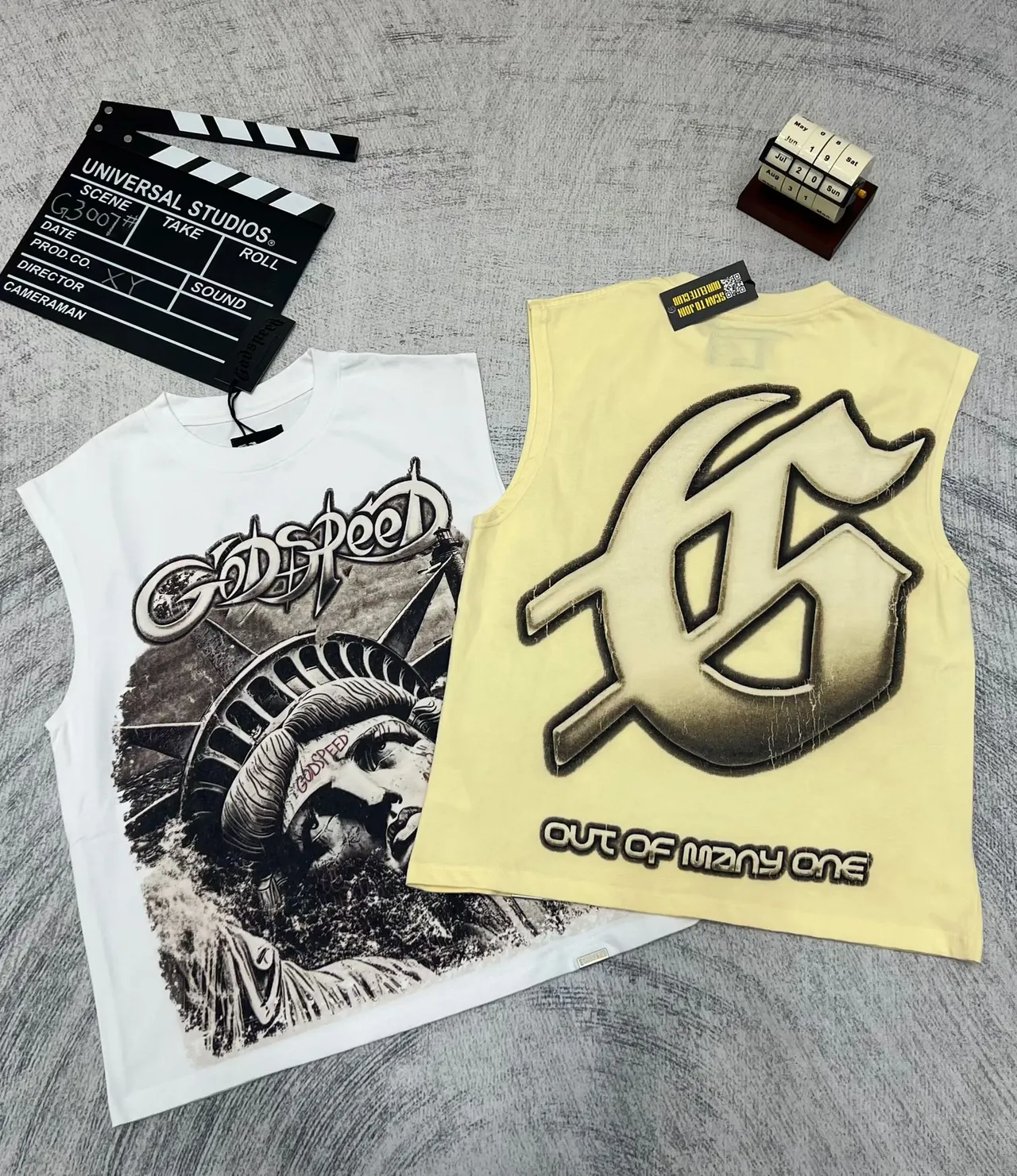 Godspeed Statue of Liberty Graphic Vest Top