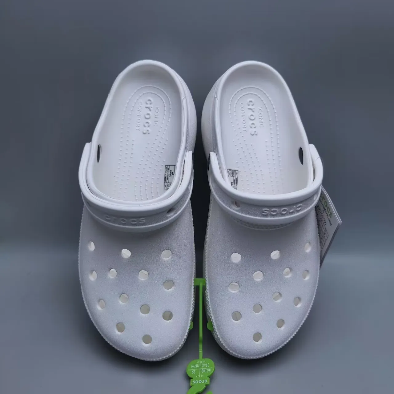 Crocs Classic Clog White Molded Foam Clog