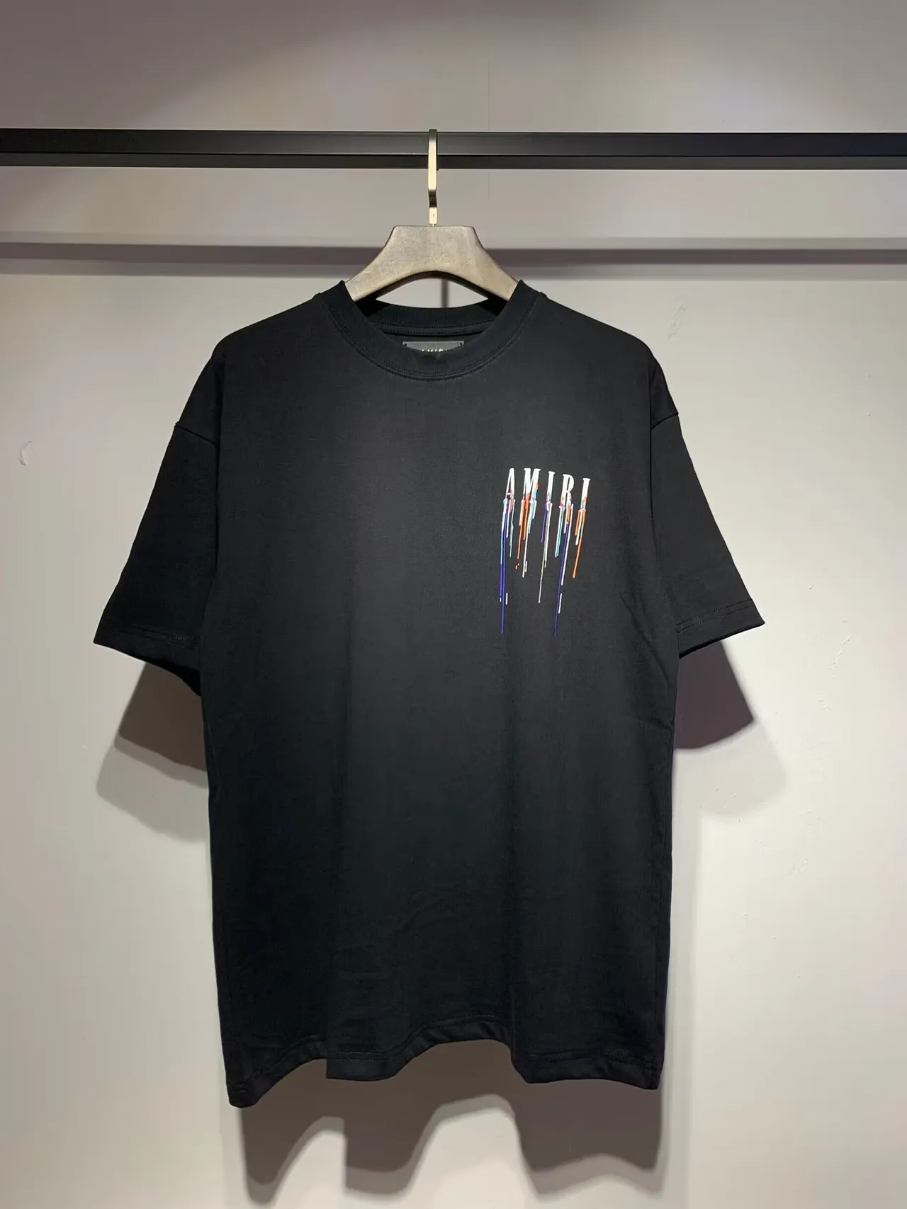 Amiri Paint-Drip Logo Graphic T-Shirt