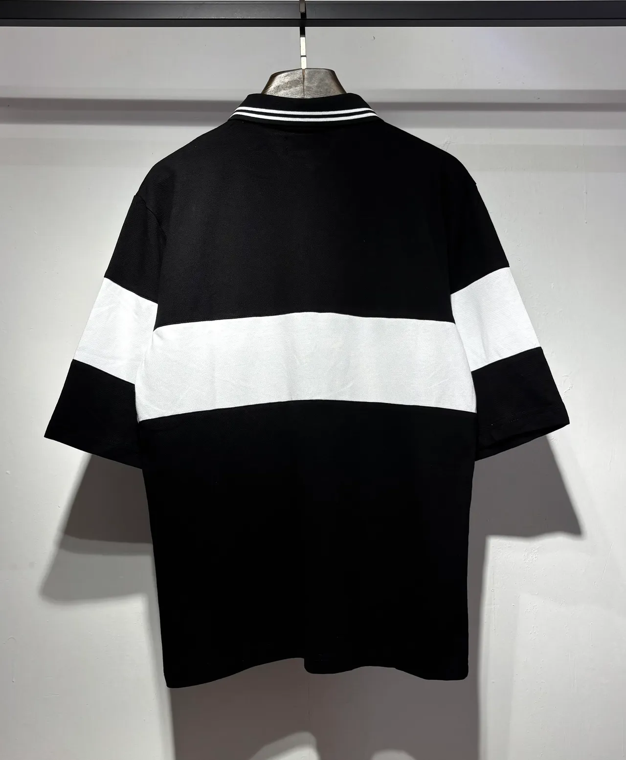 Amiri Color-Blocked Football-Inspired Logo Polo Shirt