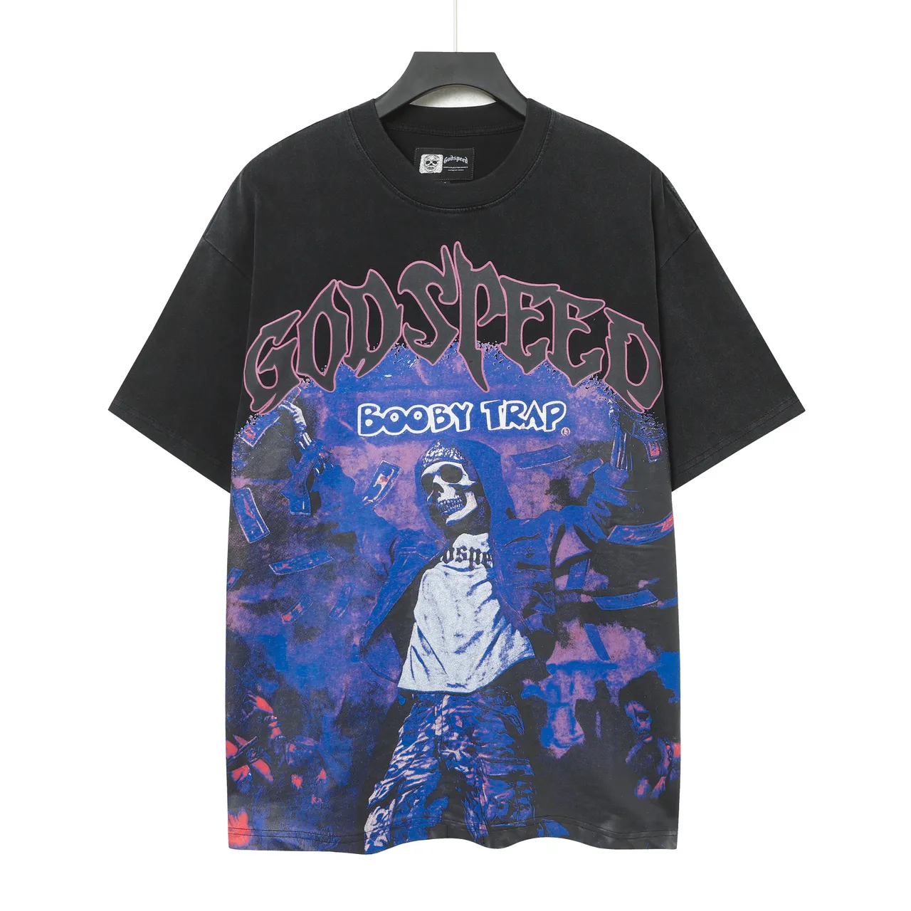 Godspeed Booby Trap All Roads Lead To The Trap Oversized Graphic T-Shirt