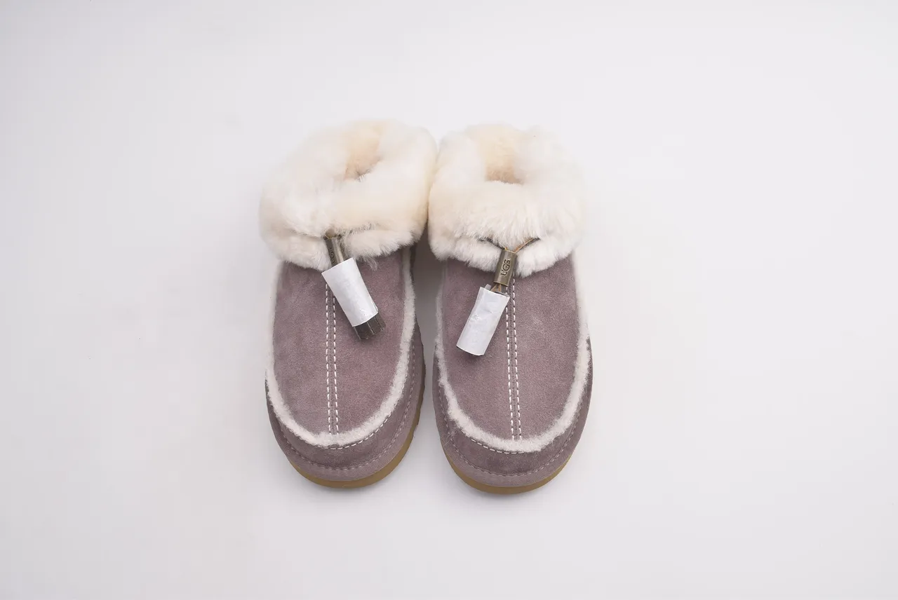 UGG Tasman Dusty Mauve Shearling Slipper