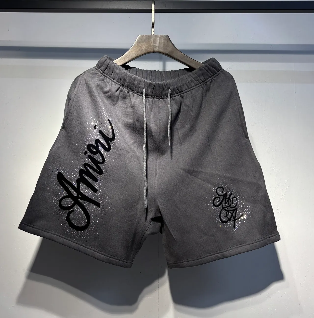 Amiri Script Logo Gradient Dot Shorts