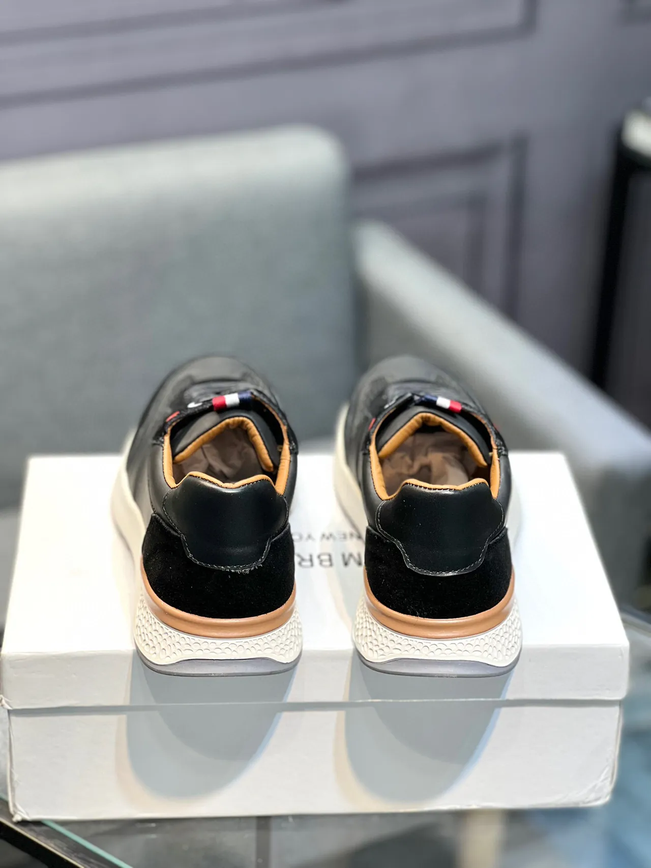 Thom Browne Black and White Lifestyle Sneaker