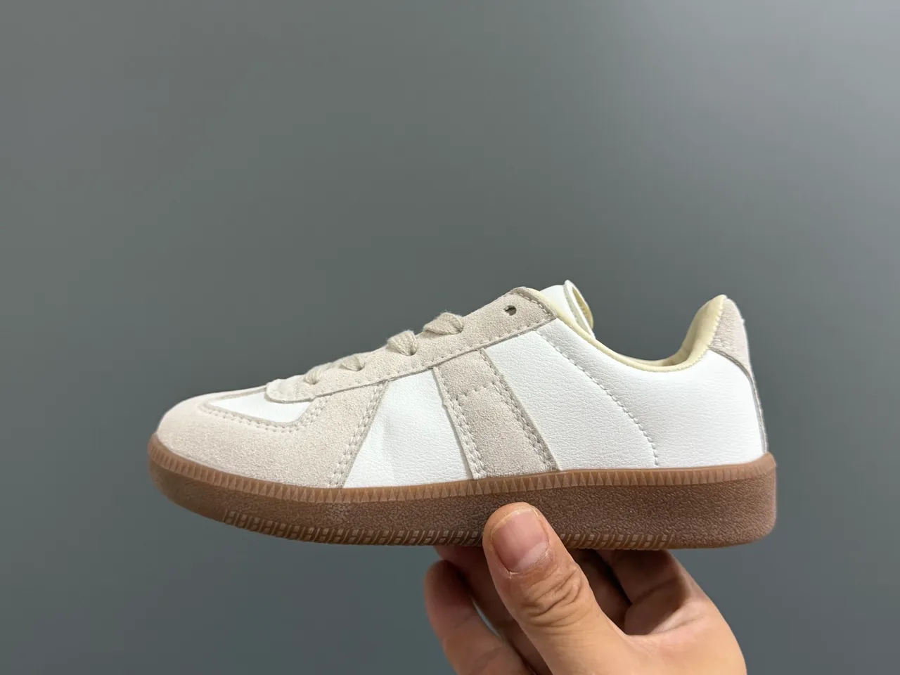 Black and White Panelled Suede Lifestyle Sneakers