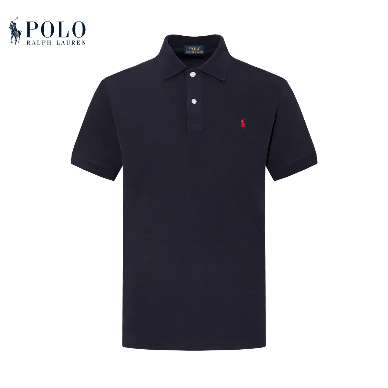 Polo Ralph Lauren Classic Fit Ivory Pique Polo Shirt