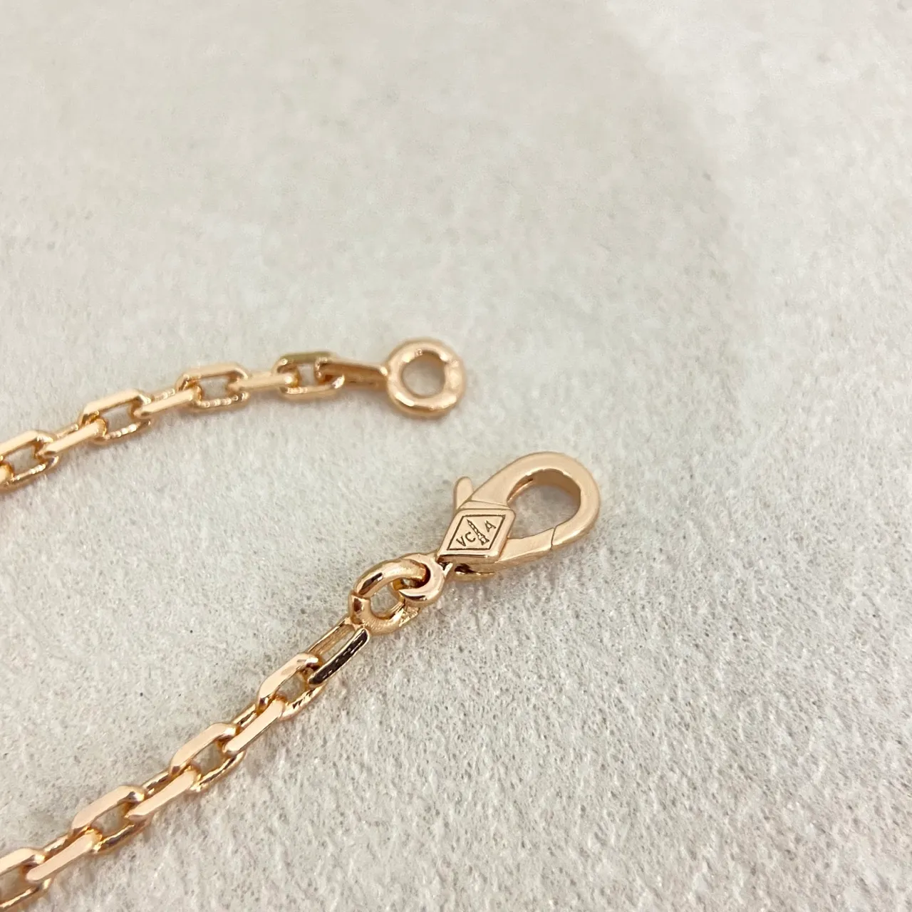 Van Cleef & Arpels Alhambra-Inspired Enamel and Mother-of-Pearl Chain Necklaces