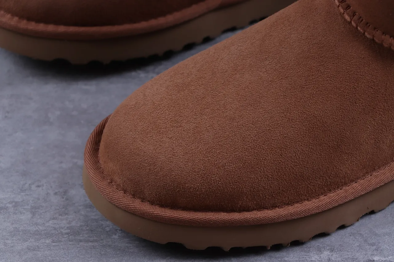 UGG Classic Tall Chestnut Suede Shearling-Lined Knee Boots