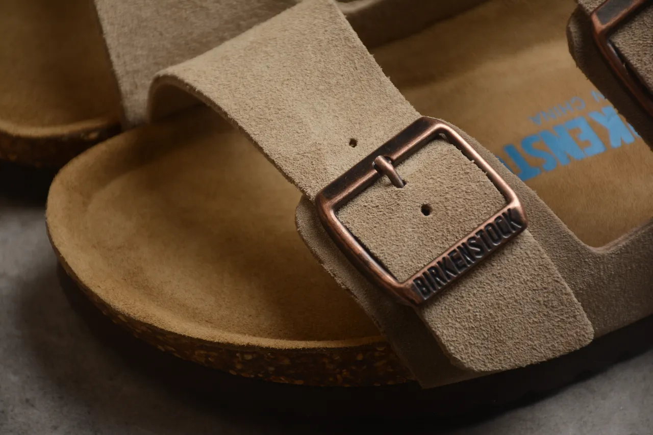 Birkenstock Arizona Beige Suede Casual Sandals