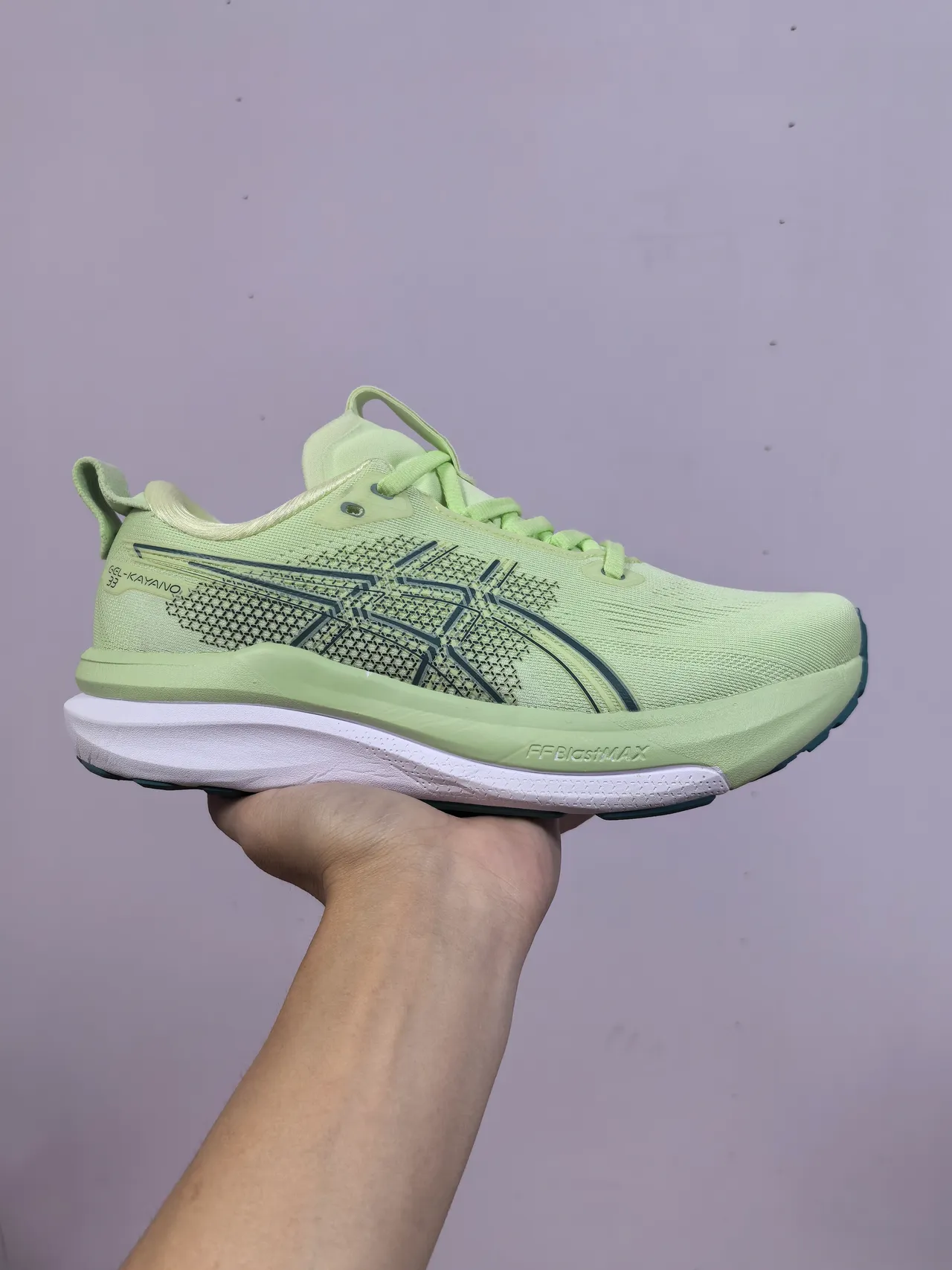 ASICS Gel-Kayano FFBlastMAX Lime Green Running Shoes