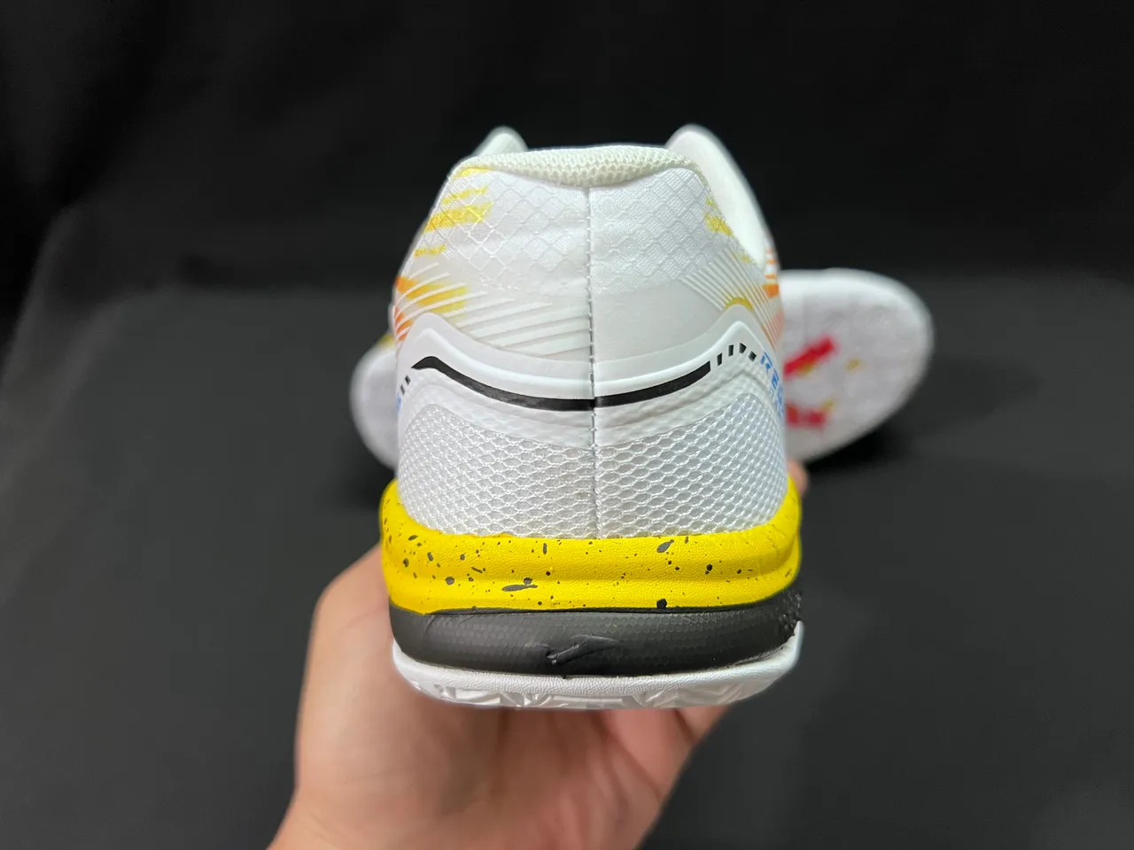 Joma Rebound Multicolor Black Geometric Color-Blocked Upper Synthetic Mesh And TPU Overlays Sneakers