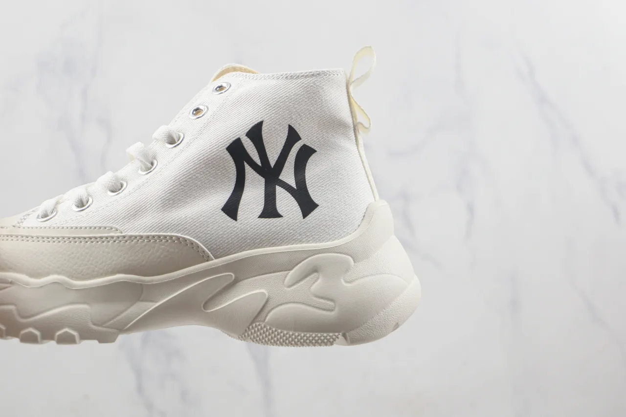 New Era NY Logo High-Top Canvas Lifestyle Sneaker