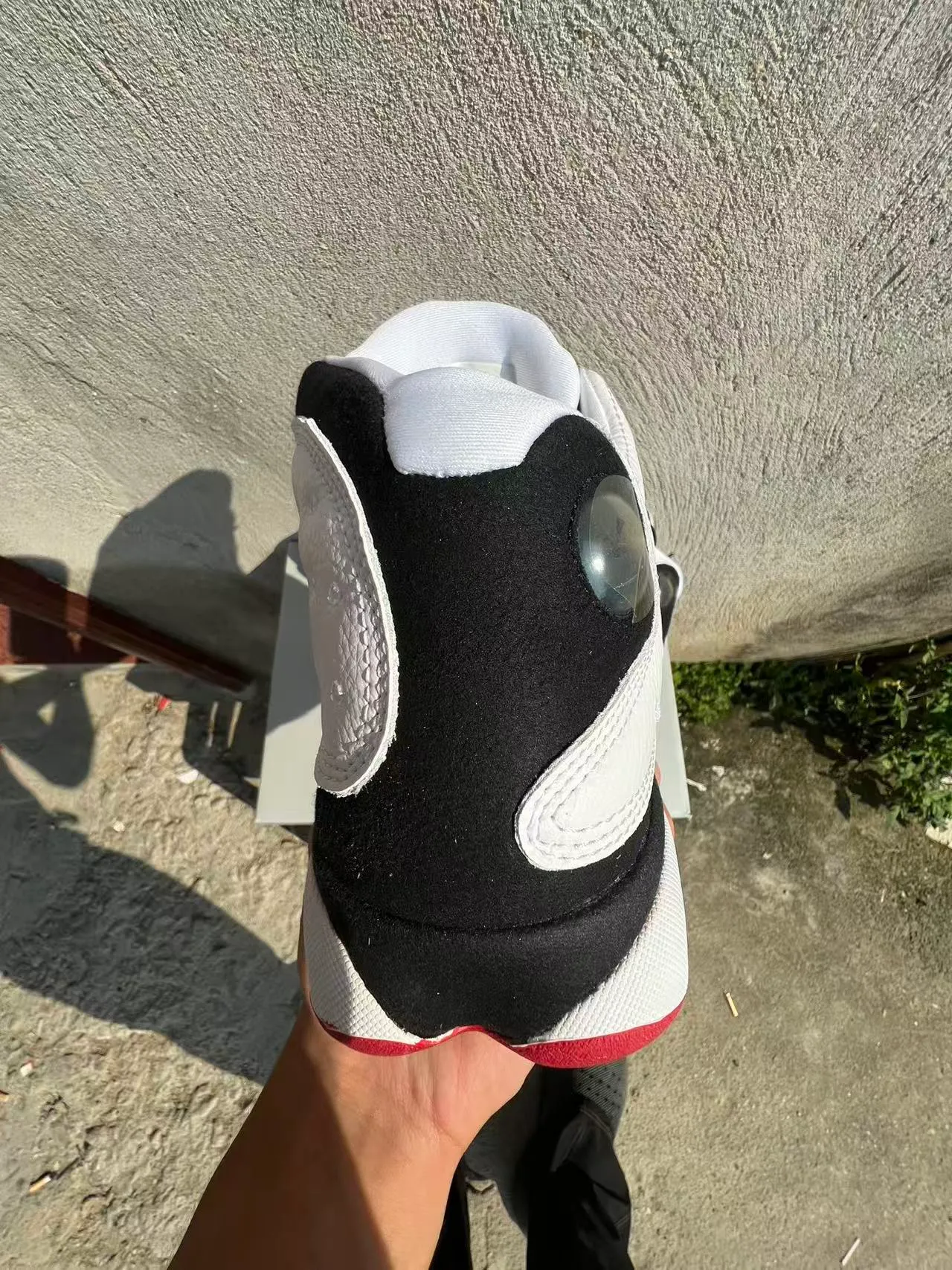 Air Jordan 13 White Black Red Basketball Shoes