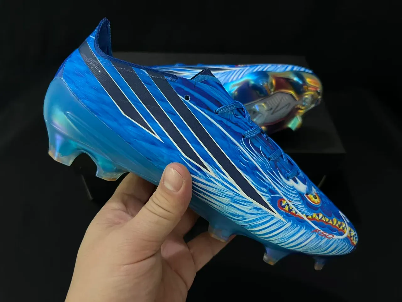 Adidas X Blue Dragon Graphic Firm-Ground Soccer Shoes