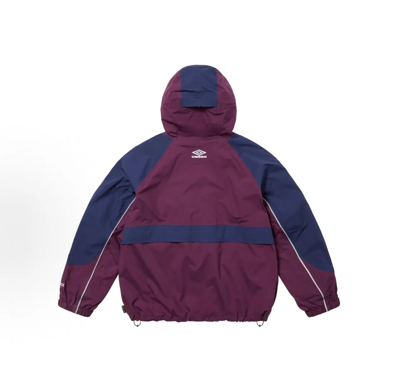 Supreme GORE-TEX Hooded Black White Snap-Front Jacket