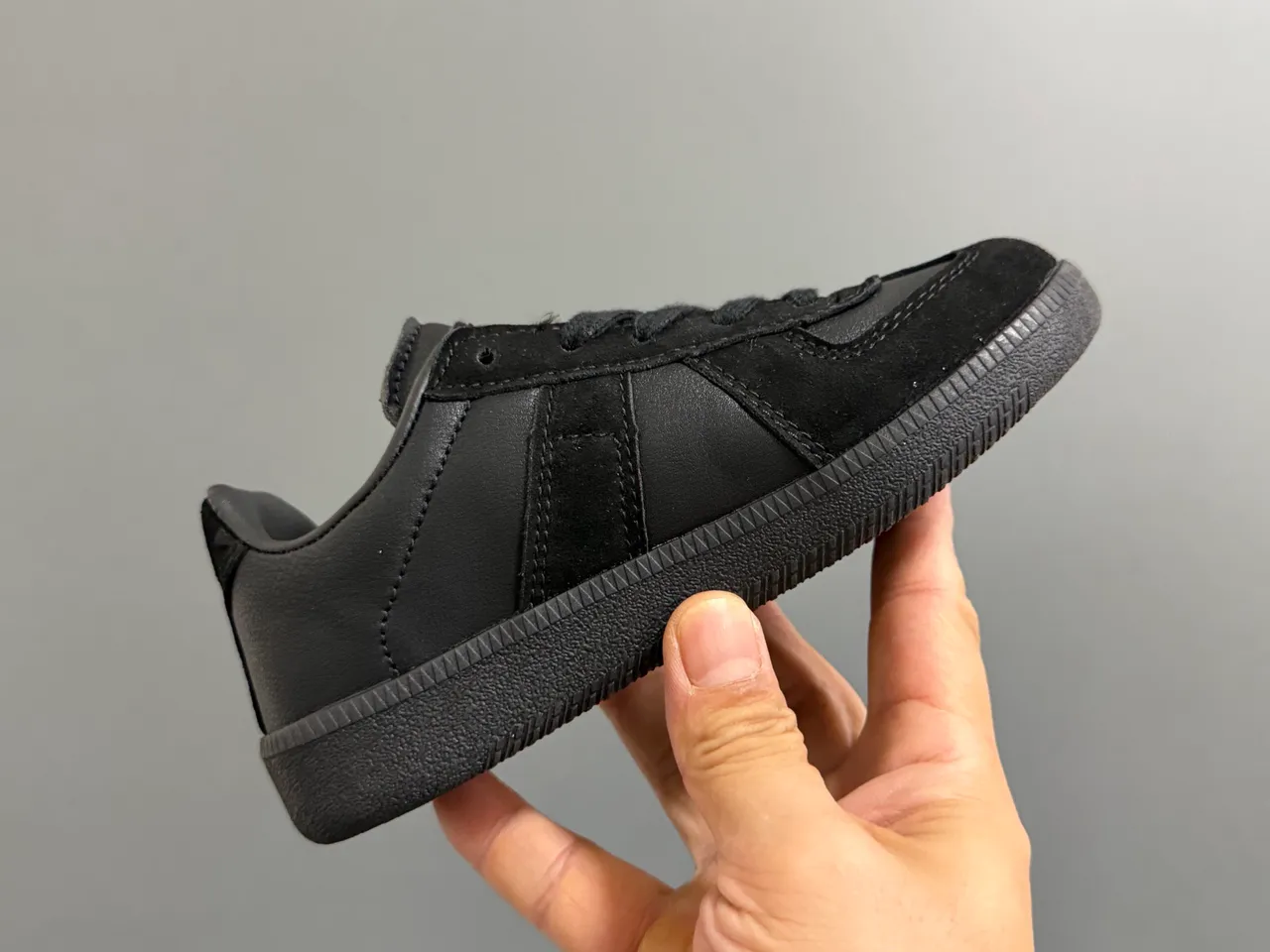 Black and White Panelled Suede Lifestyle Sneakers
