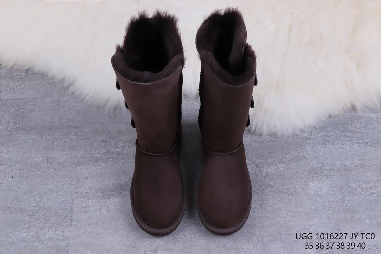 UGG Classic Tall Button Chocolate Brown Knee Boots