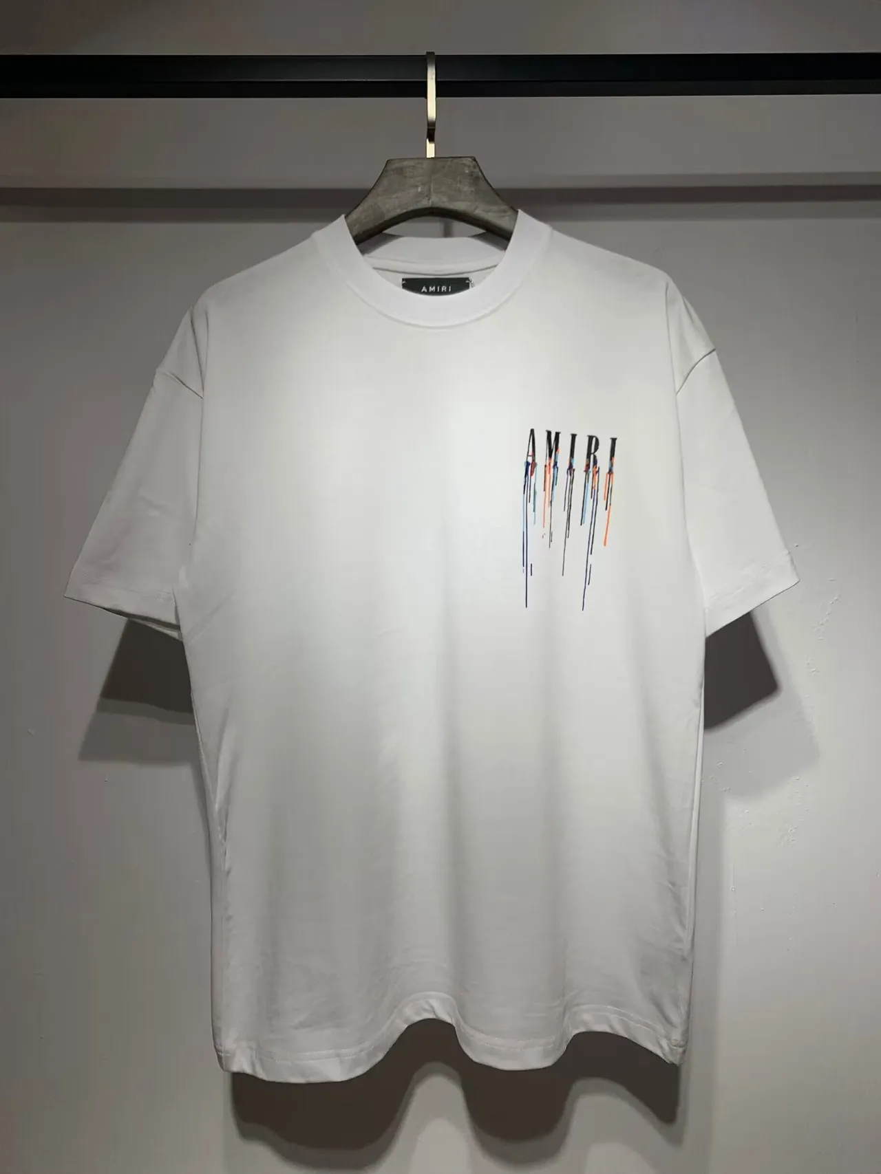 Amiri Paint-Drip Logo Graphic T-Shirt