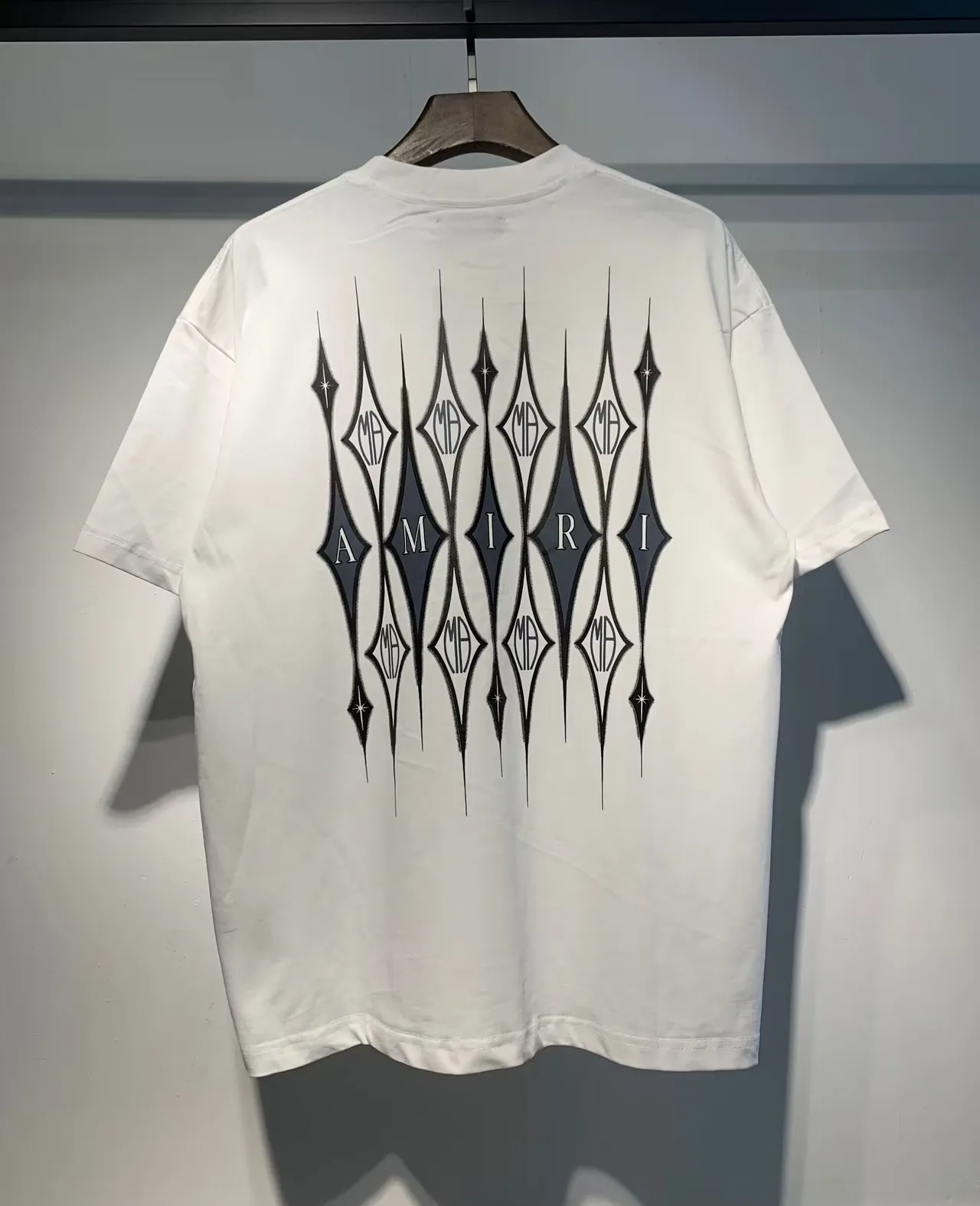 Amiri Skel Top Black and White Graphic Print T-Shirt