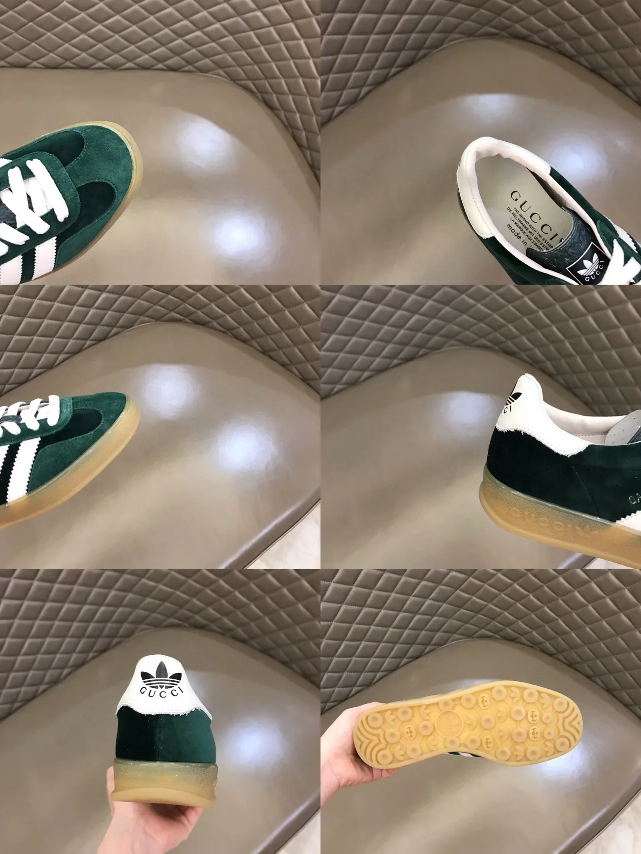 Adidas Samba OG Green and White Lifestyle Sneakers