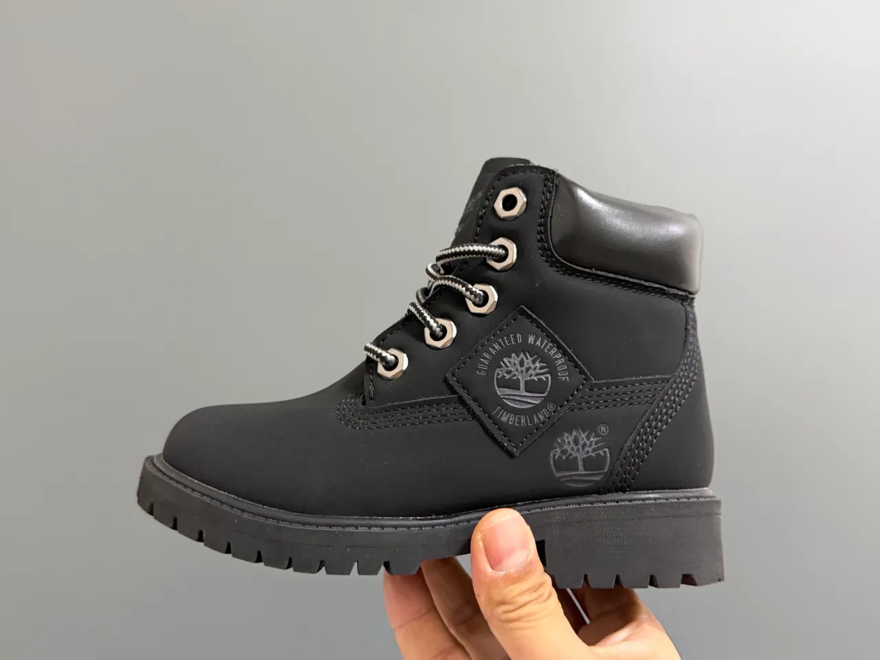 Timberland Premium 6-Inch Beige Brown Suede Upper Padded Collar Work Boots