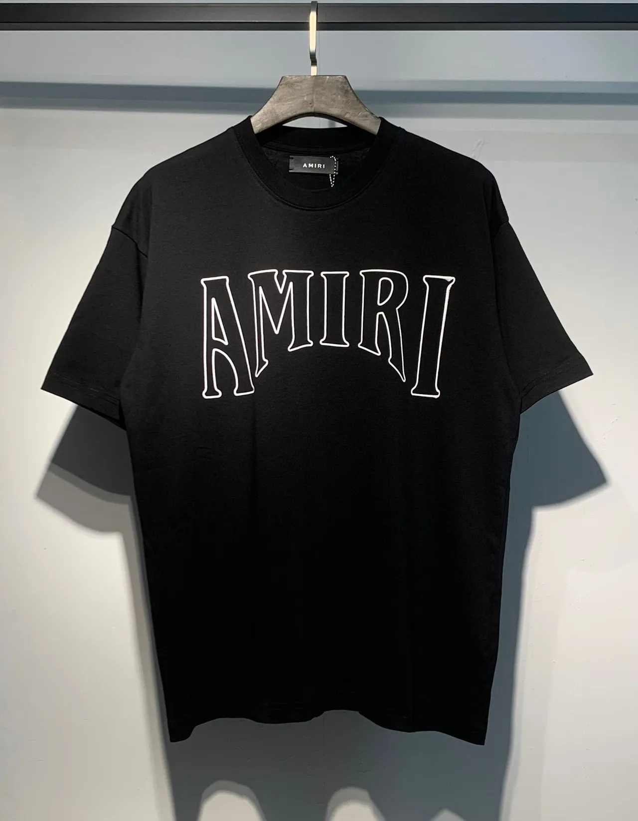 Amiri Graphic Outline Logo Black T-Shirt