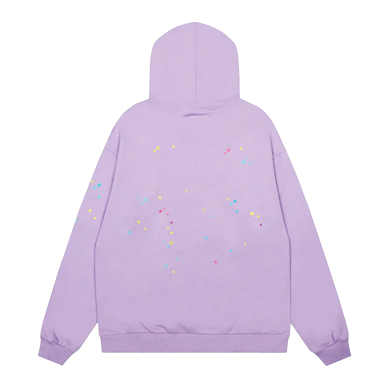 Sp5der Spider! Here's The Slime Blue Multicolor Oversized Fit Graphic-Print Tracksuit