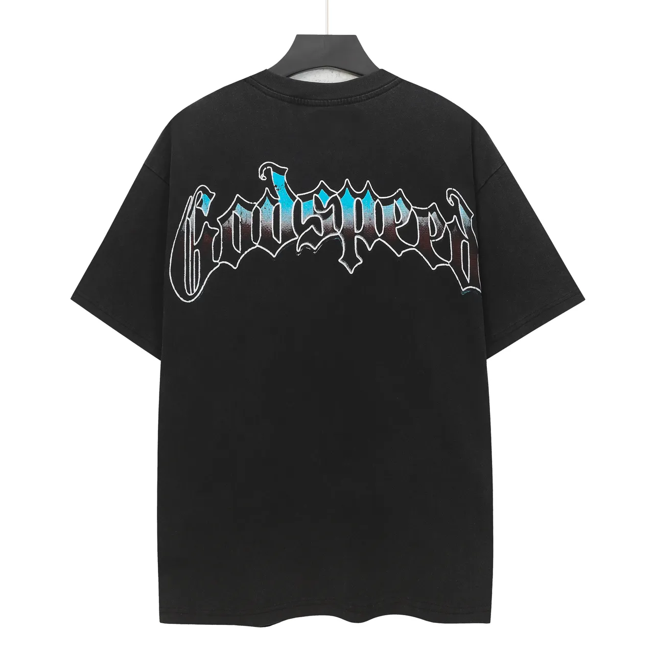 Godspeed Skeleton Basketball Player Graphic Oversized T-Shirt