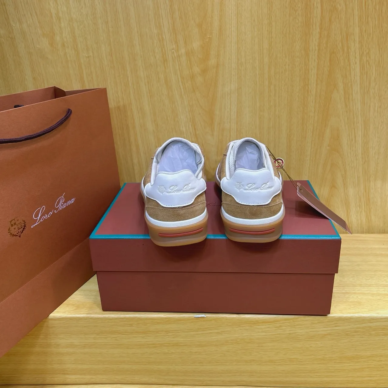 Loro Piana Suede Low-Top Lifestyle Sneakers