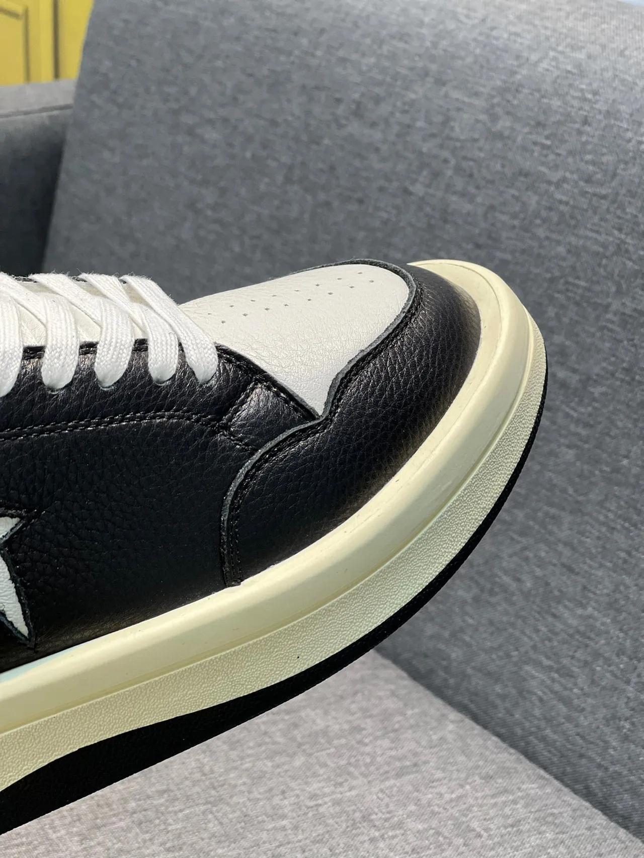 Converse Black White High-Top Leather-and-Perforated-Upper Lifestyle Sneakers