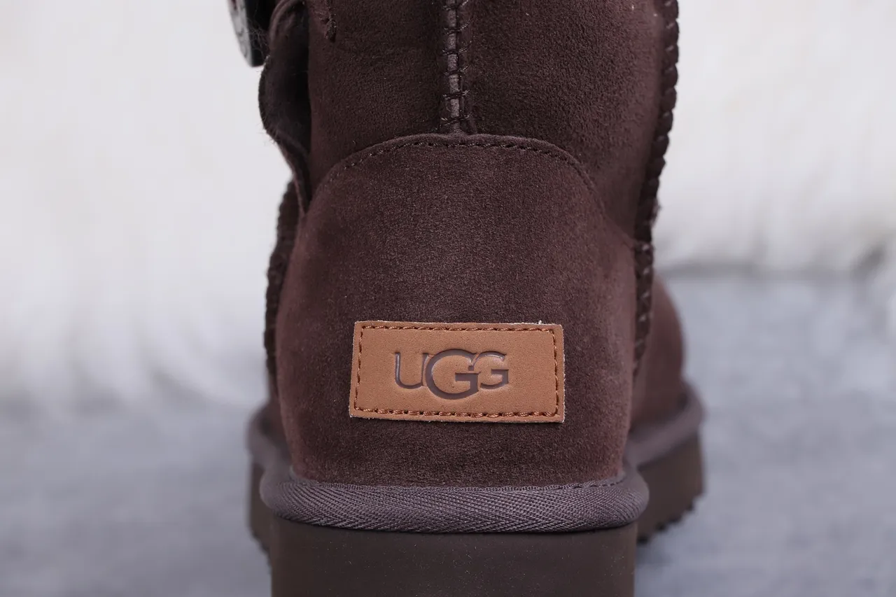 UGG Classic Tall Button Chocolate Brown Knee Boots