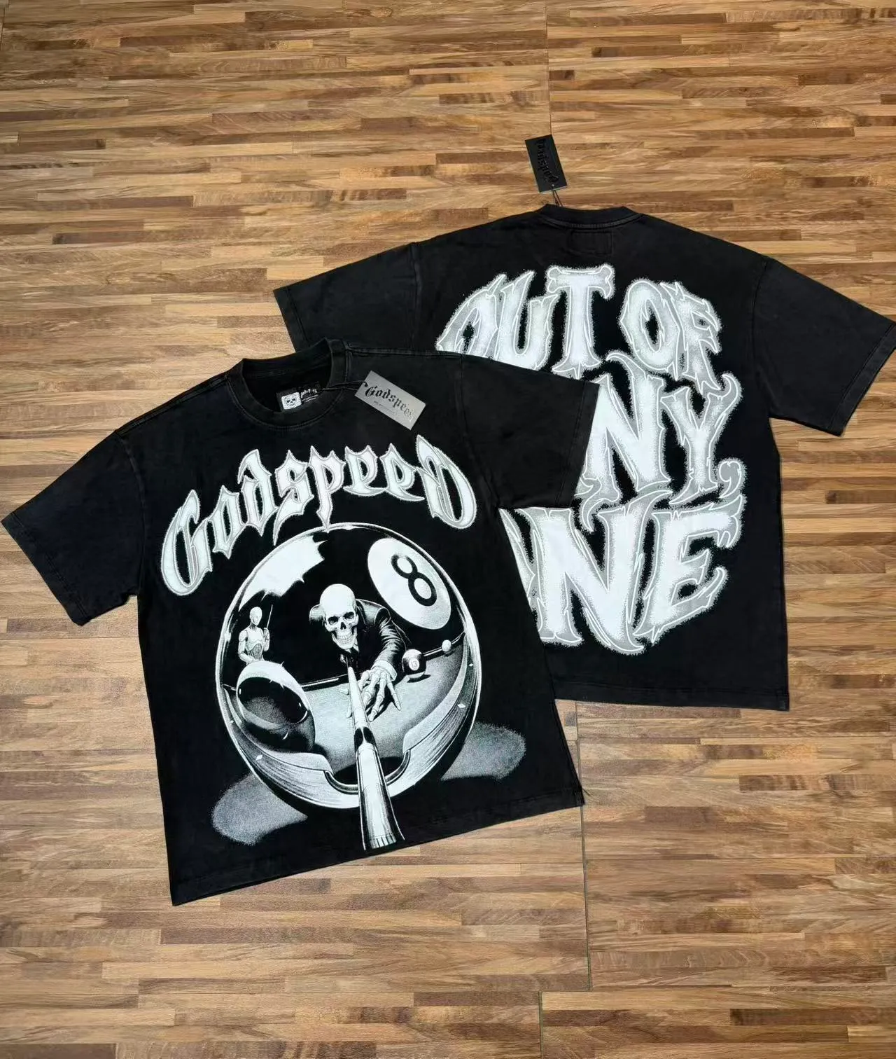 Godspeed Graphic Print Black T-Shirt