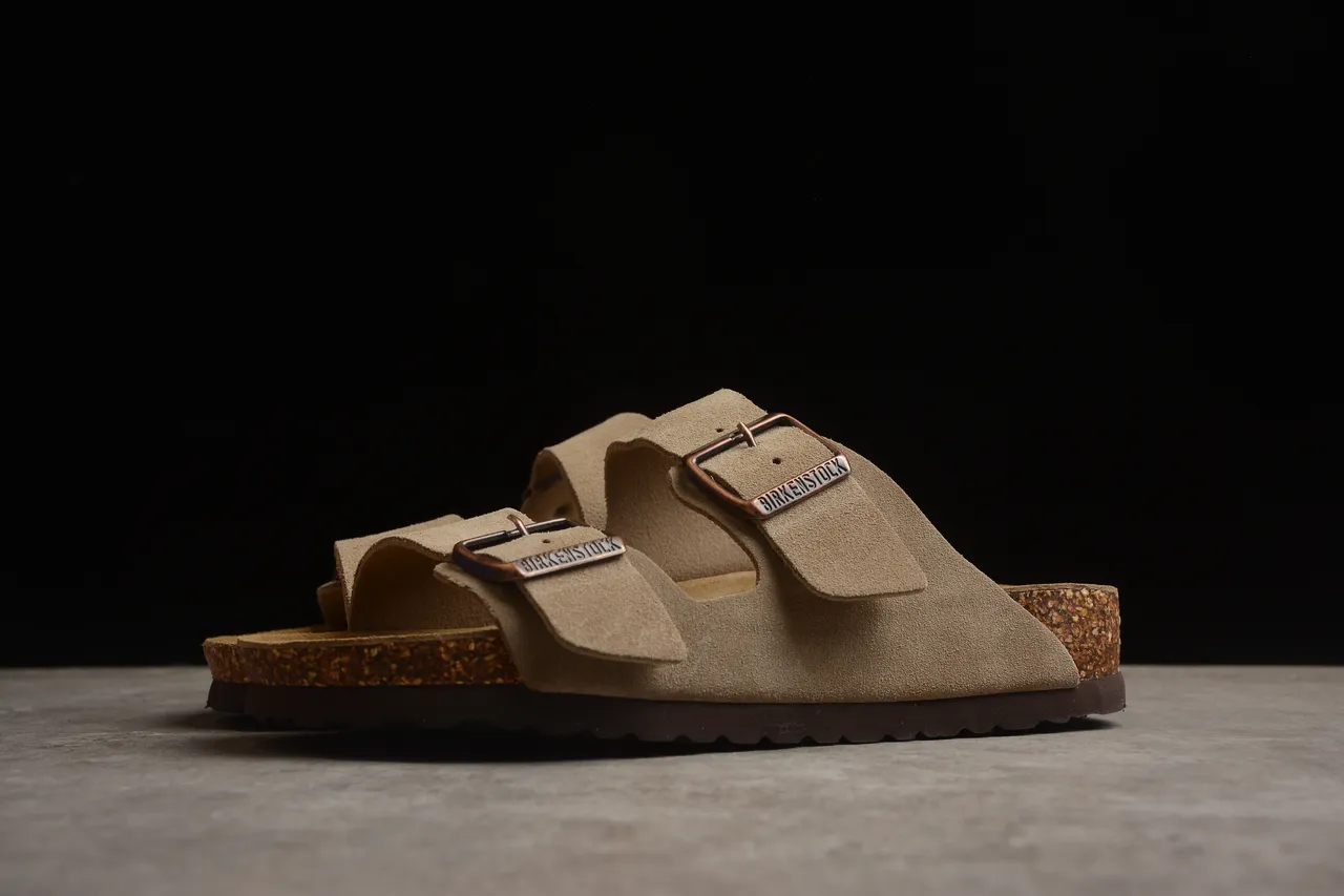 Birkenstock Arizona Beige Suede Casual Sandals