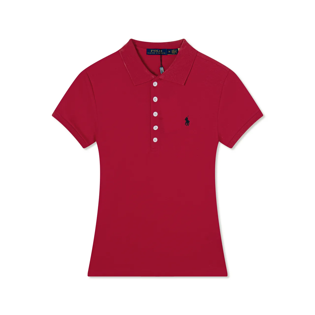 Polo Ralph Lauren White Embroidered Logo Polo Shirt