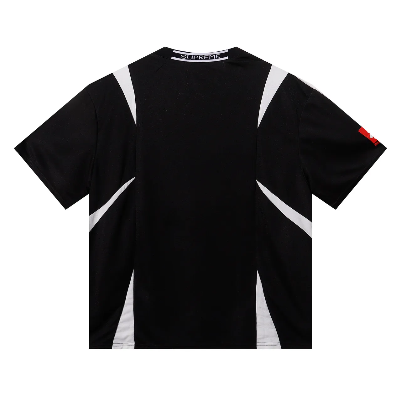 Supreme Black and White Angular Panel Jersey