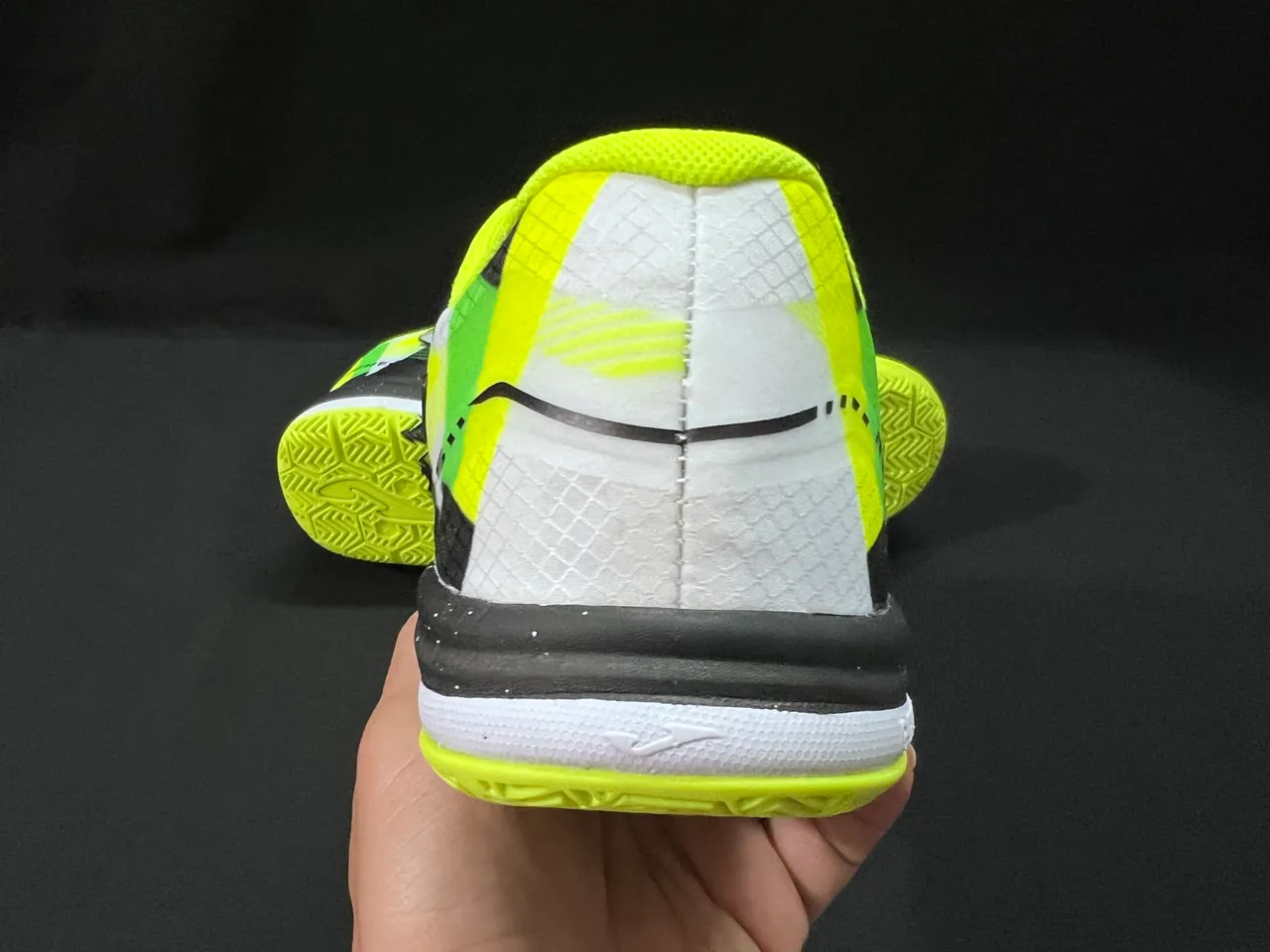 Joma Rebound Multicolor Black Geometric Color-Blocked Upper Synthetic Mesh And TPU Overlays Sneakers
