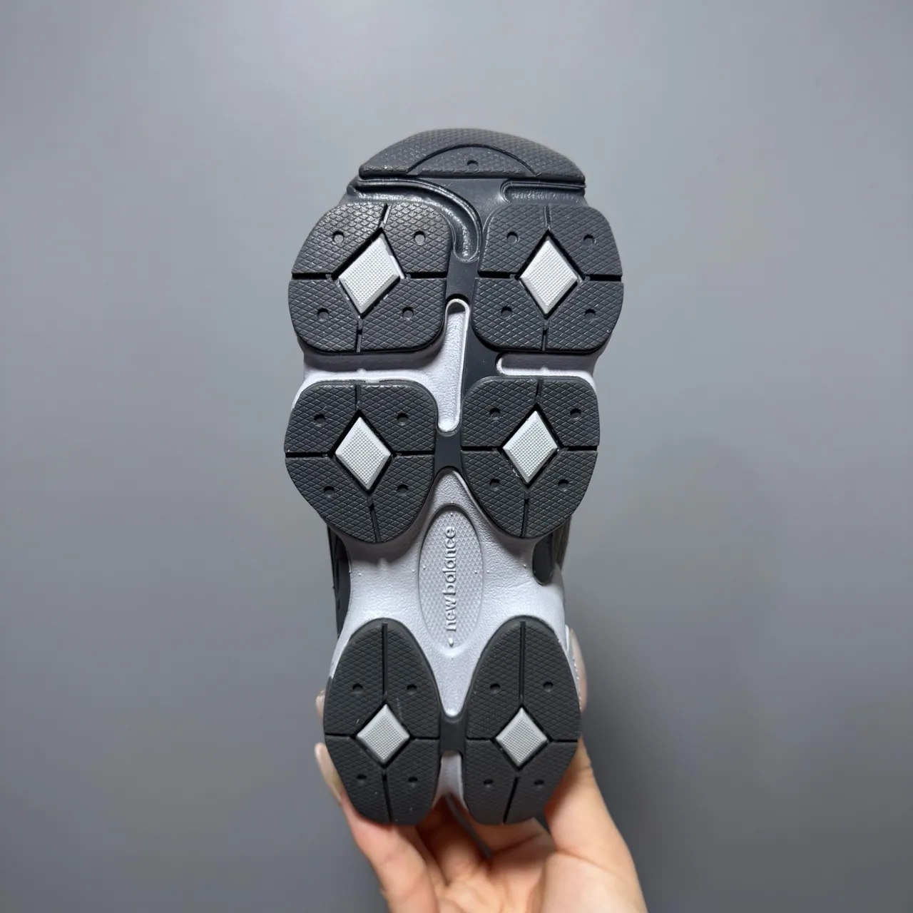 New Balance 9060 Black Glossy Chunky Sneakers