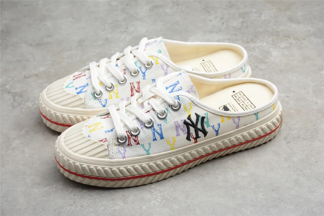 New Era NY Monogram Canvas Slip-On Lifestyle Sneakers