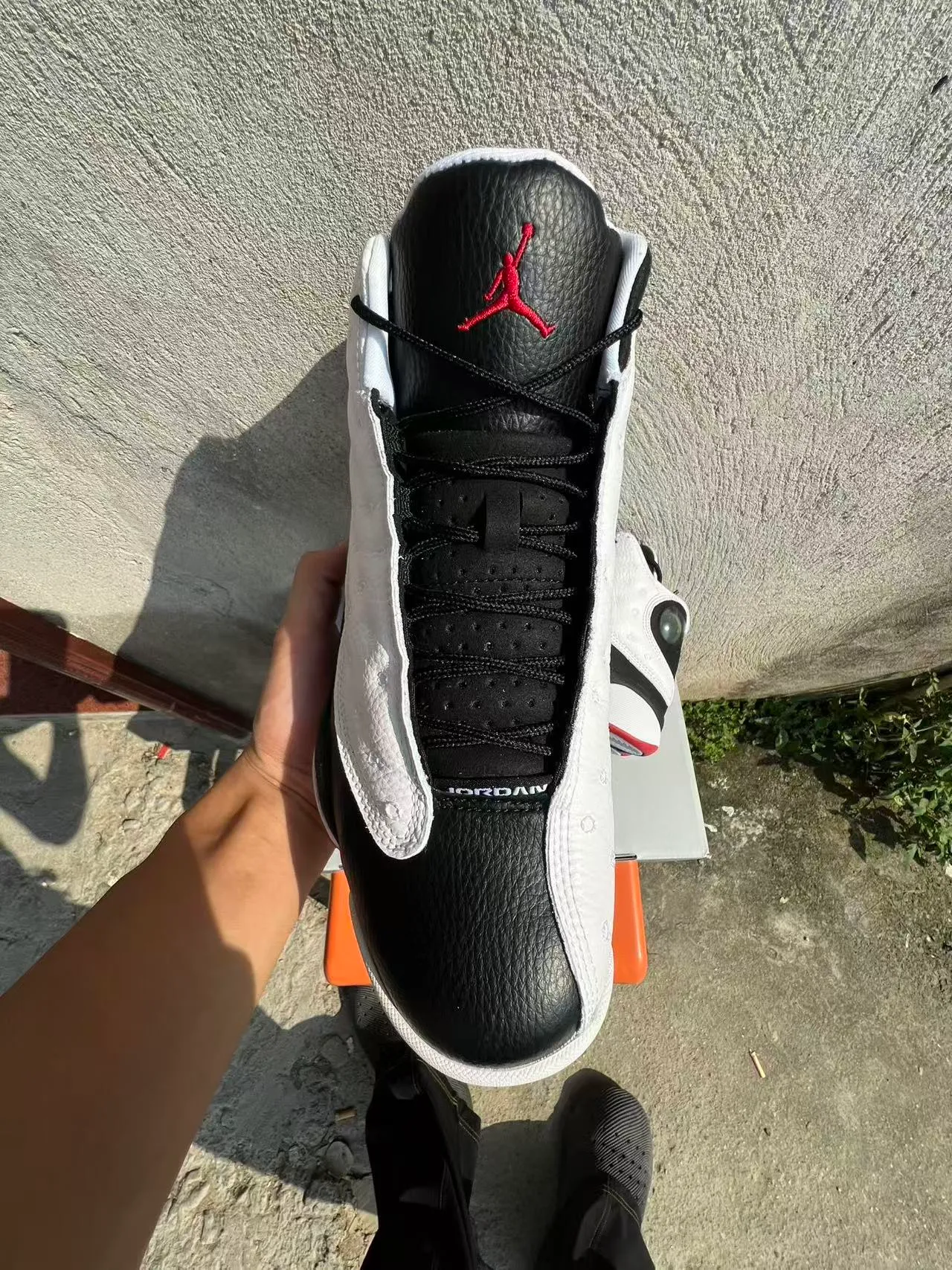 Air Jordan 13 White Black Red Basketball Shoes