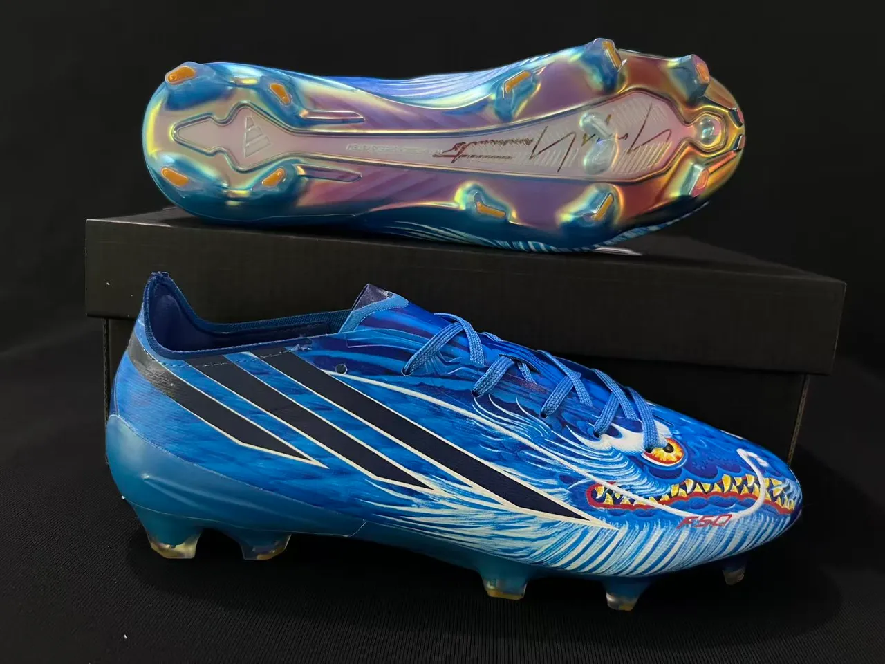 Adidas X Blue Dragon Graphic Firm-Ground Soccer Shoes