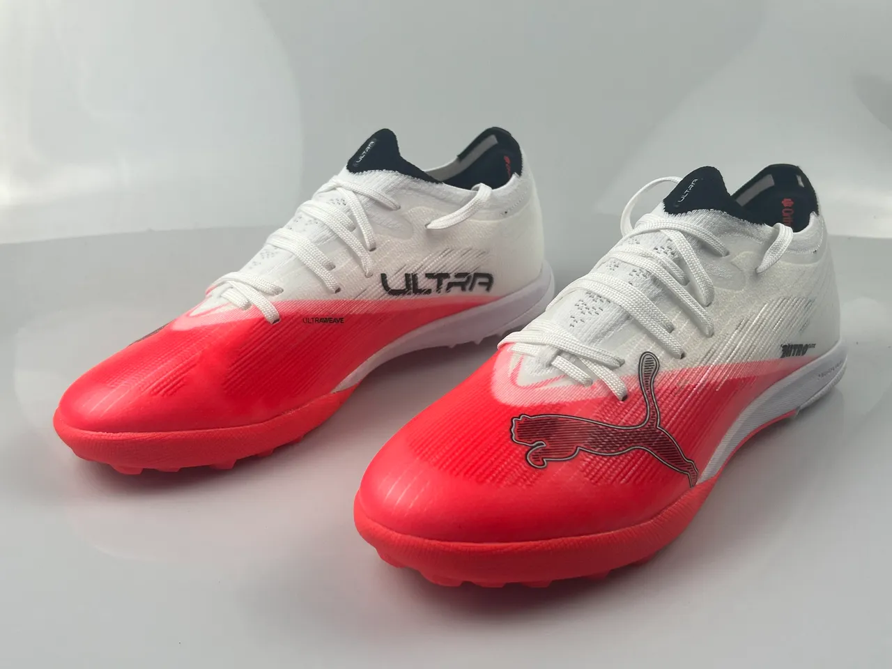 Puma Ultra Nitro Elite Red White Turf Soccer Shoes