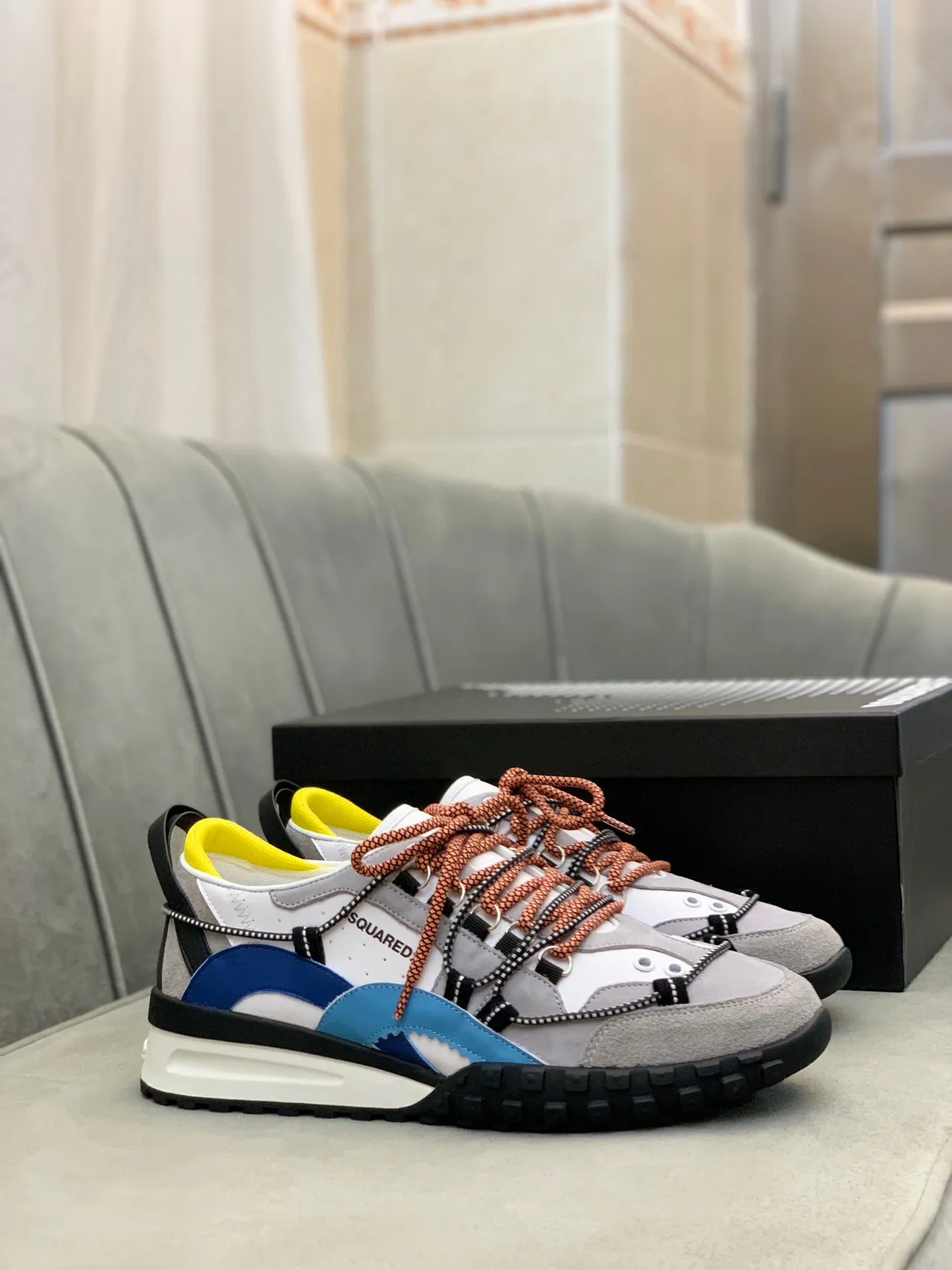 Dsquared2 ICON Multi-Strap Color-Block Lifestyle Sneakers