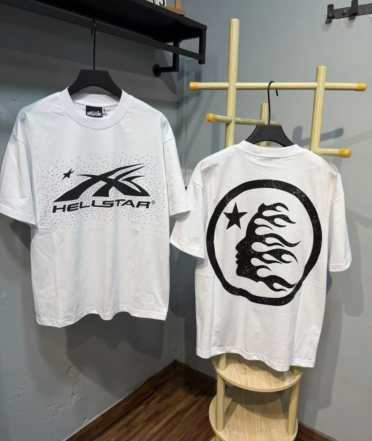 Hellstar Graphic Print Oversized T-Shirt