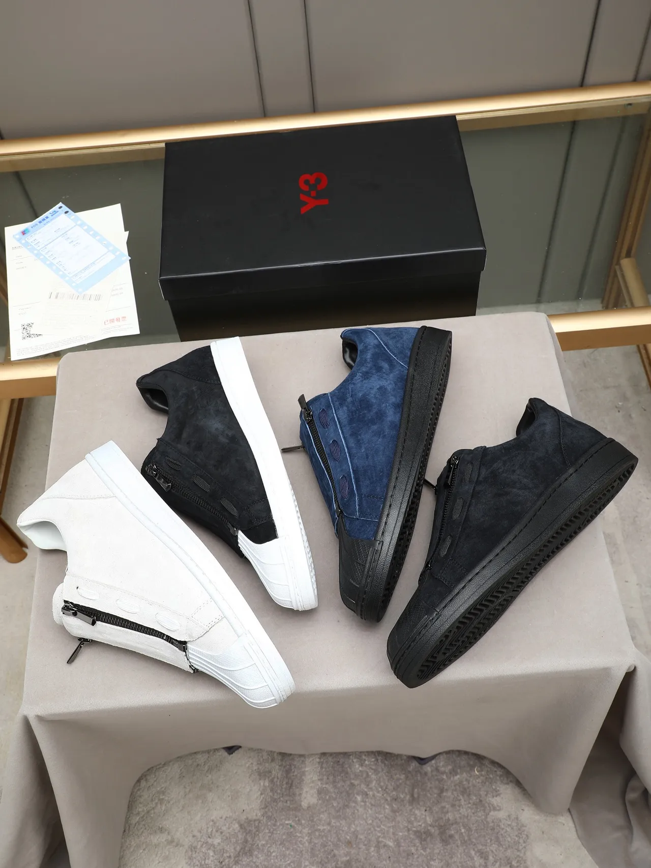 Adidas Superstar Zip White Suede Lifestyle Sneakers