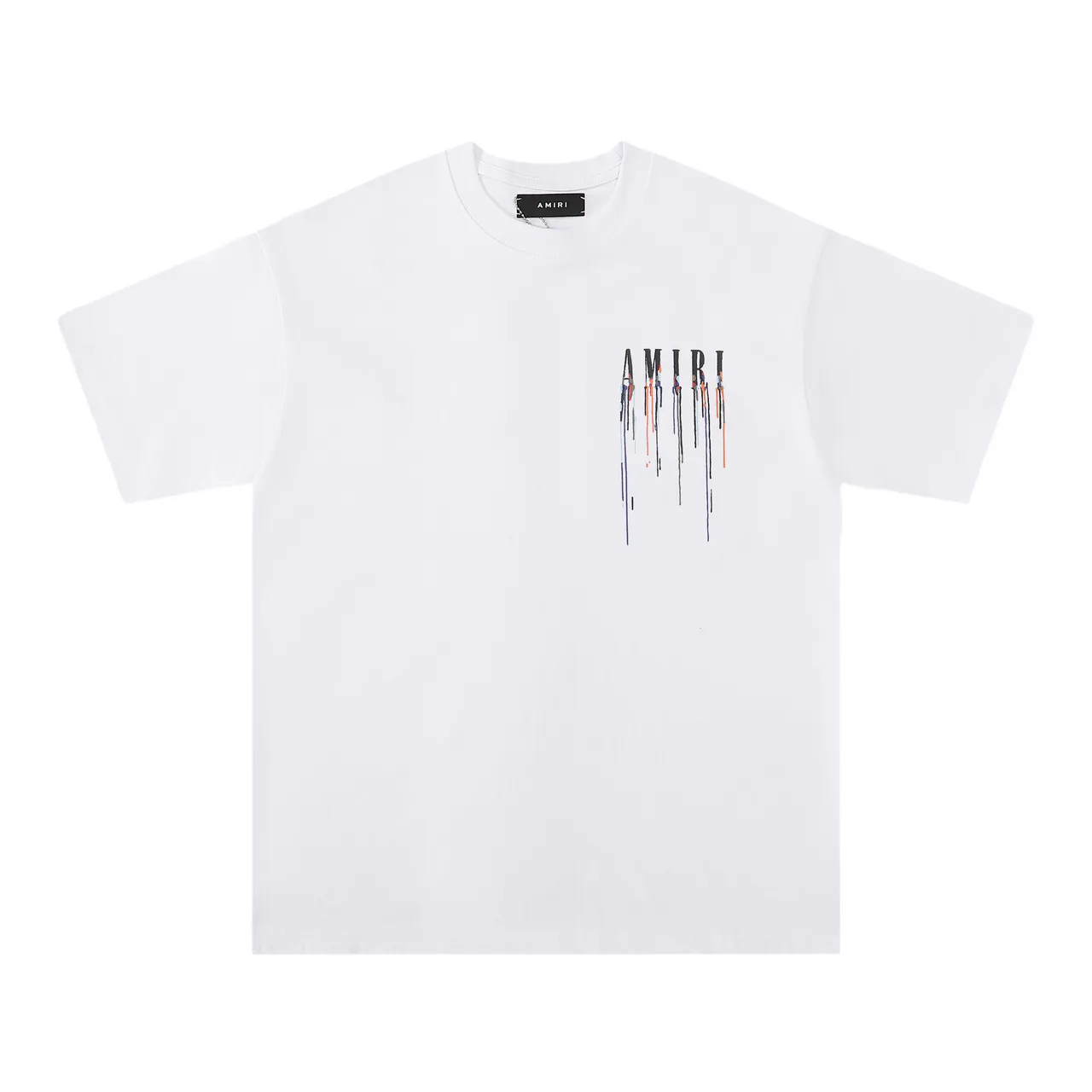 Amiri Paint-Drip Logo Graphic T-Shirt