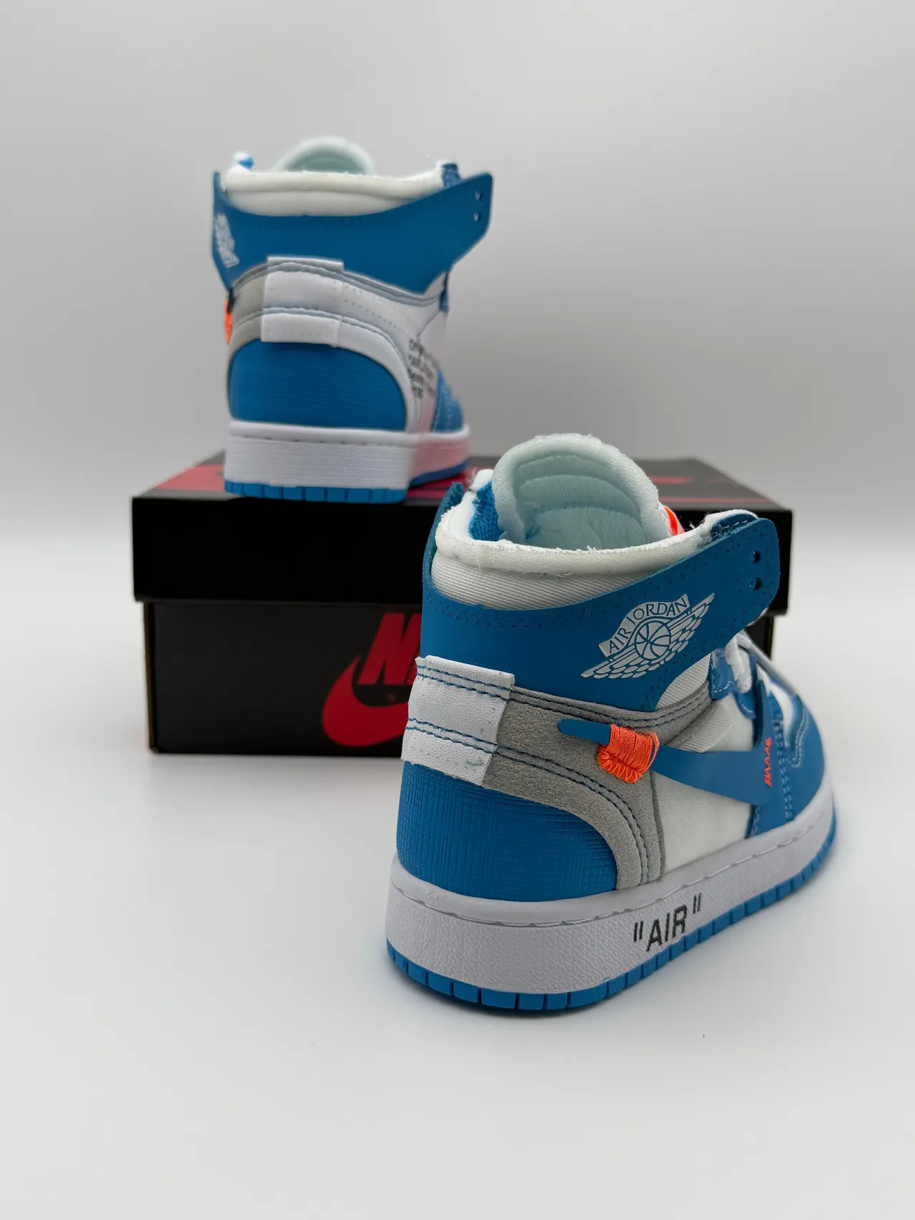 Air Jordan 1 Red White High-Top Perforated Toe Basketball Shoes
