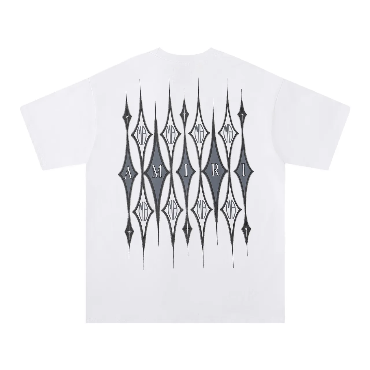 Amiri Skel Top Black and White Graphic Print T-Shirt