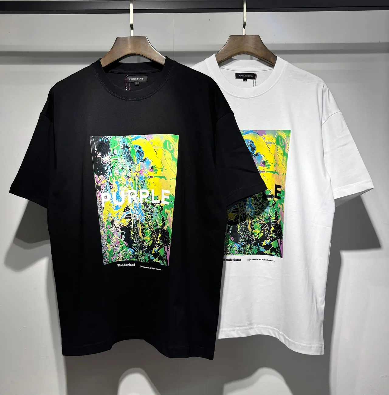 Purple Brand Graphic Print Oversized T-Shirt