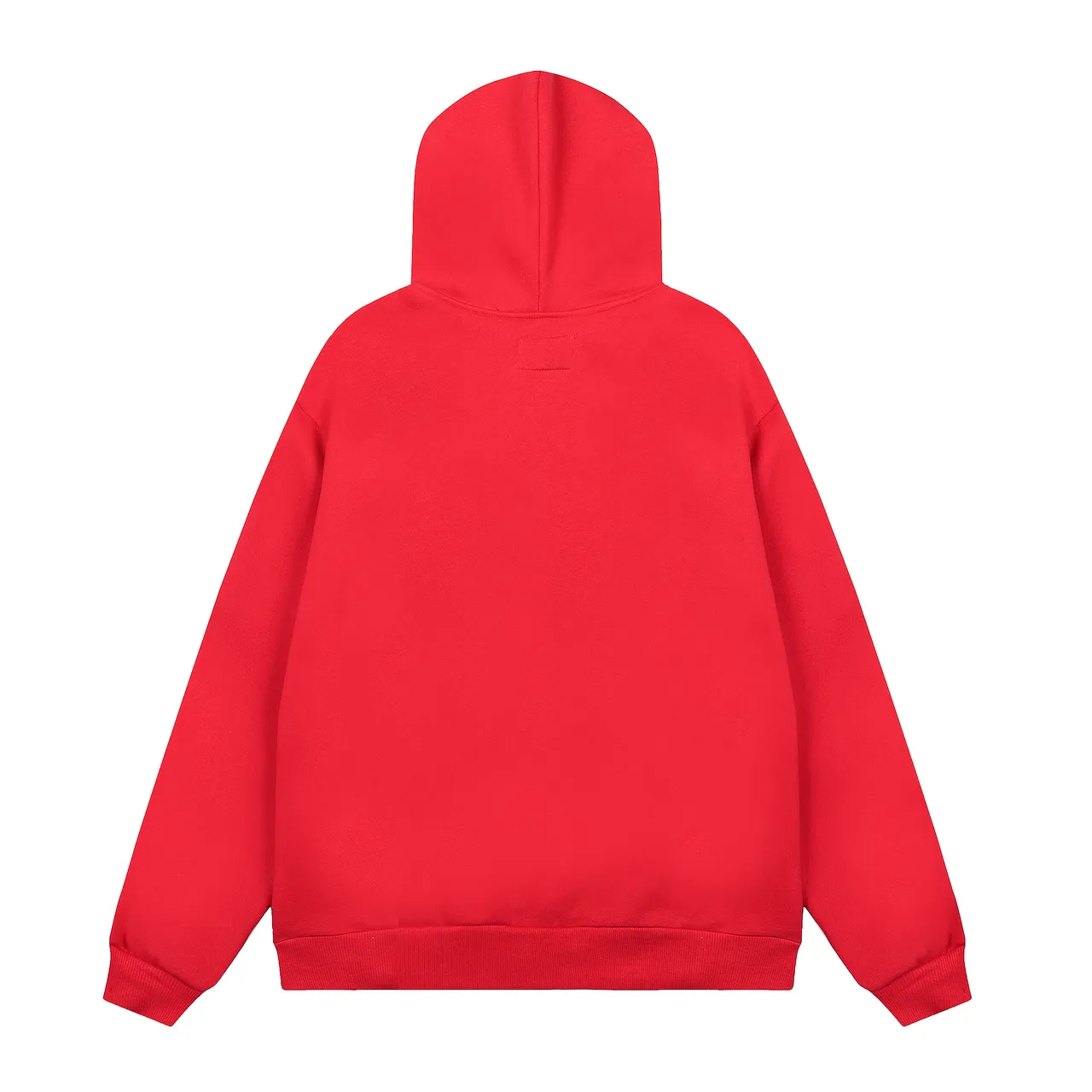 Red Spiderweb Graphic Zip-Up Hoodie and Jogger Pants Tracksuit