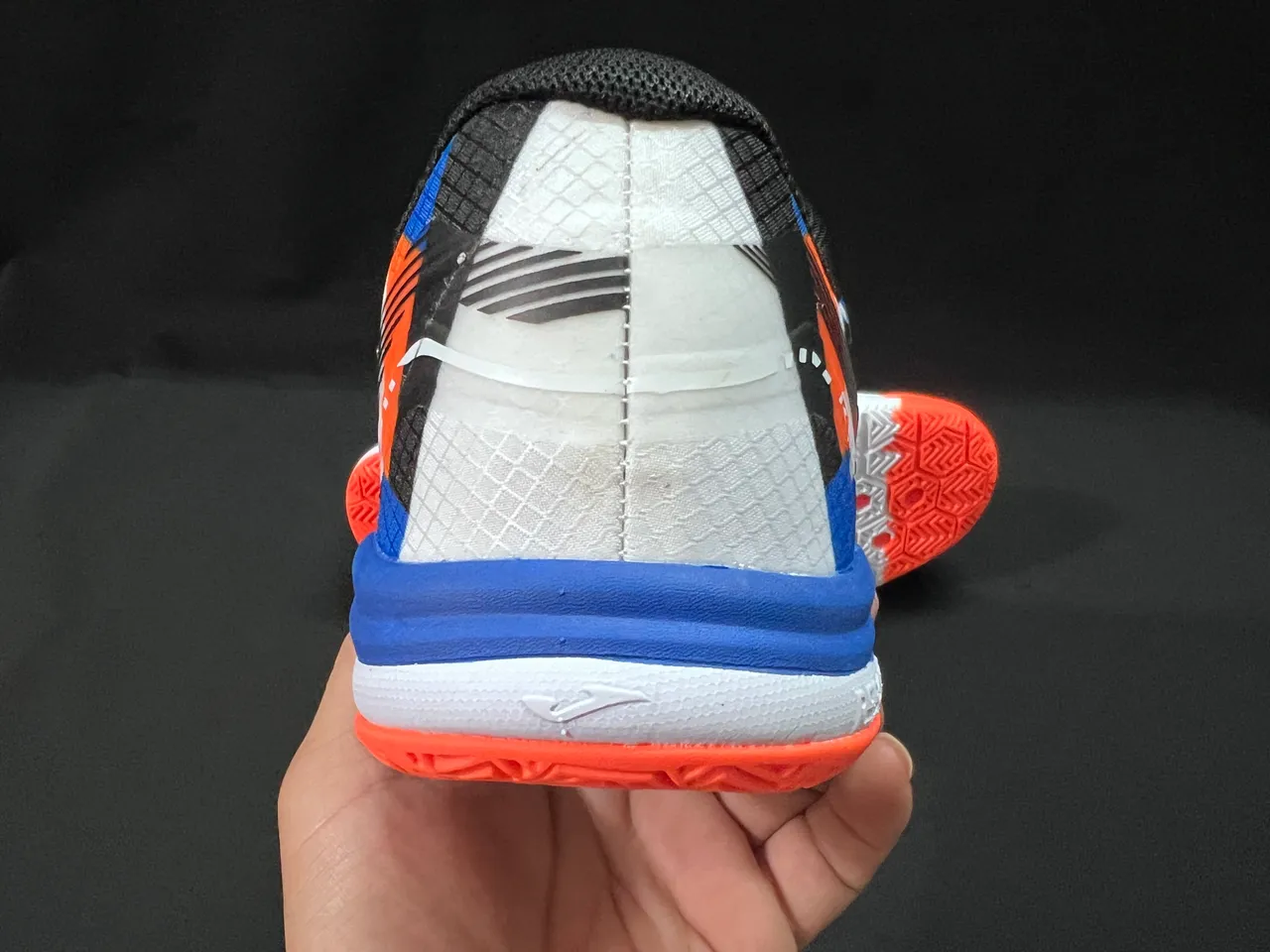 Joma Rebound Multicolor Black Geometric Color-Blocked Upper Synthetic Mesh And TPU Overlays Sneakers